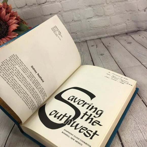 vintage savoring the southwest cookbook 1984 - Picture 4 of 7